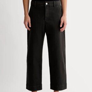 Everlane Utility Straight-Leg Pant Black - Size 6